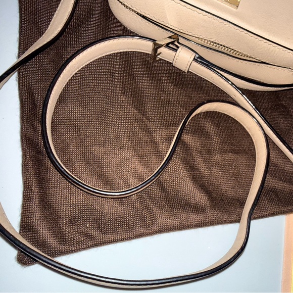 Kate Spade Newbury Lane Cammie crossbody nude purse Saffiano leather dust bag - Picture 14 of 16